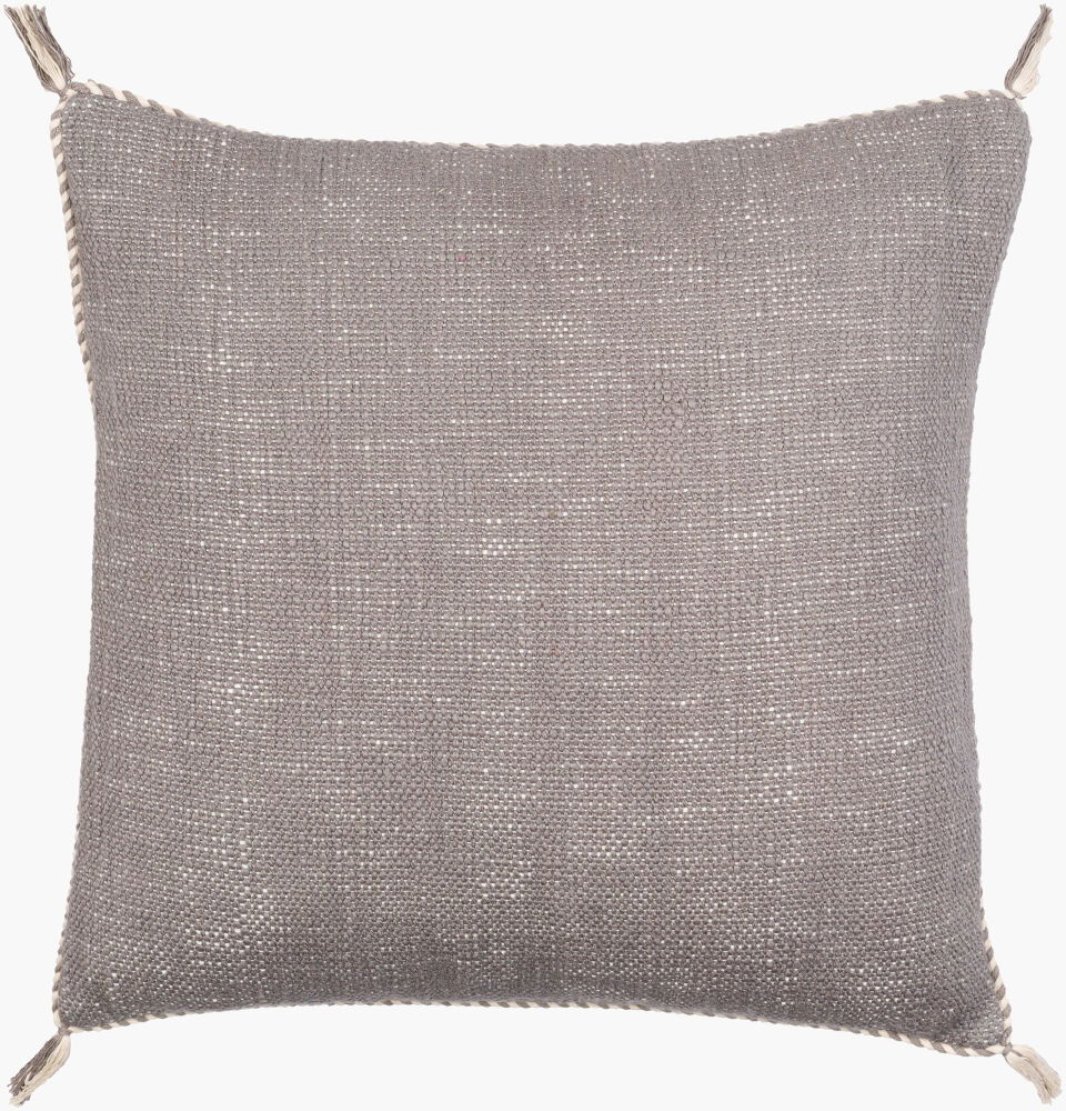 Braided Bisa Accent Pillow, Decorative Pillow by Surya, 18" length x 18" width