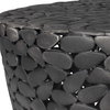 Rivington Outdoor Pebble Coffee Table, Outdoor Table by Uttermost, 3'4" width x 1'3" height x 2'4" depth thumbnail 6