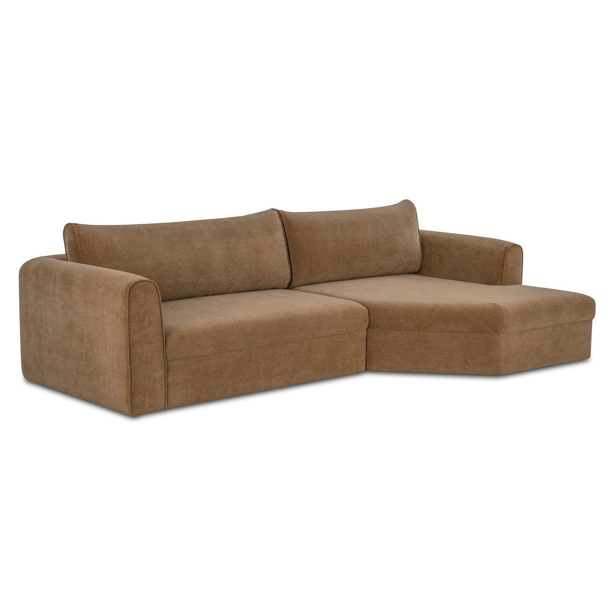 Madrid Right Sectional Taupe, Sectional Sofa by Moe's Home, 112" width x 33.5" height x 65" depth View 2