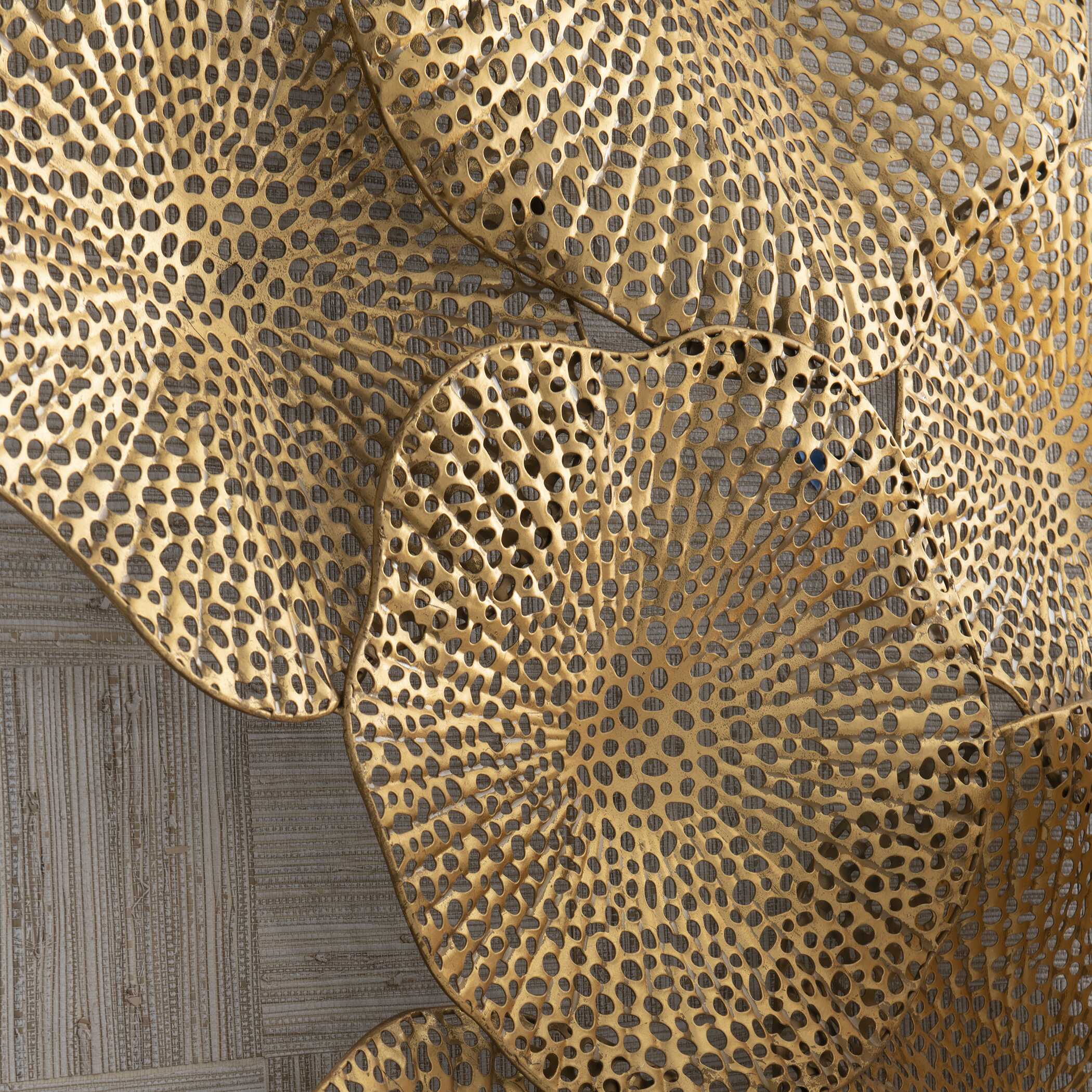 Ripley Gold Metal Wall Art large image 