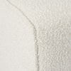 Damon  Fully Upholstered Cream-Toned Fabric Dining Chair on Casters thumbnail 8