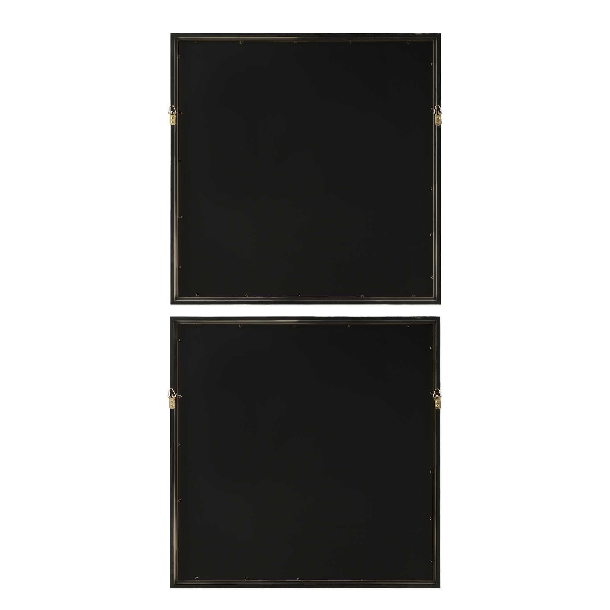 So Golden Abstract Landscape Prints Set/2, Painting by Uttermost, 29.5" width x 29.5" height x 1.5" depth View 5