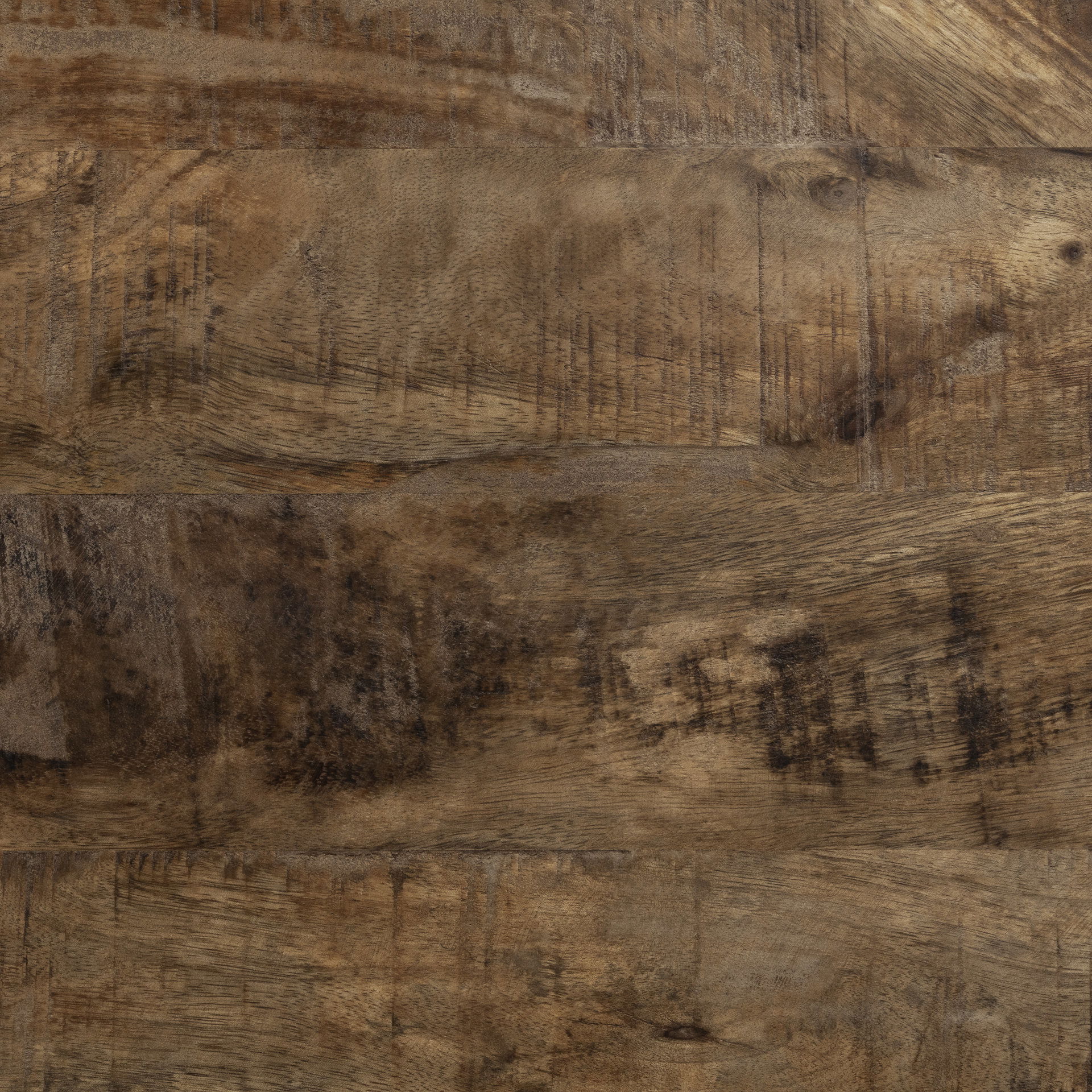 Clapp IV (Set of 2) 20L x 20W Brown Round Wood Top with Black Iron Frame Nesting Accent Tables, Side & End Table by Mercana, 20" length x 20" width x 26" height View 3