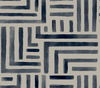 Painterly Labyrinth Navy Wallpaper thumbnail 0