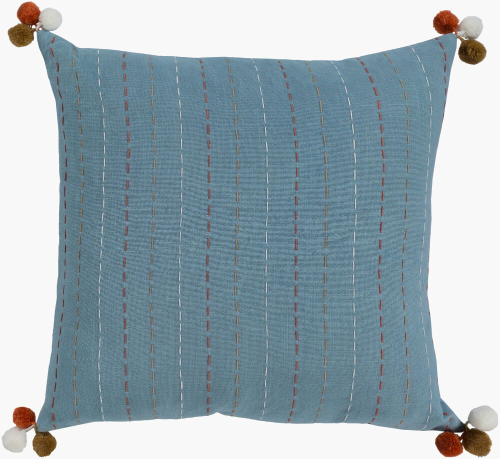 Dhaka Accent Pillow, Decorative Pillow by Surya, 18" length x 18" width
