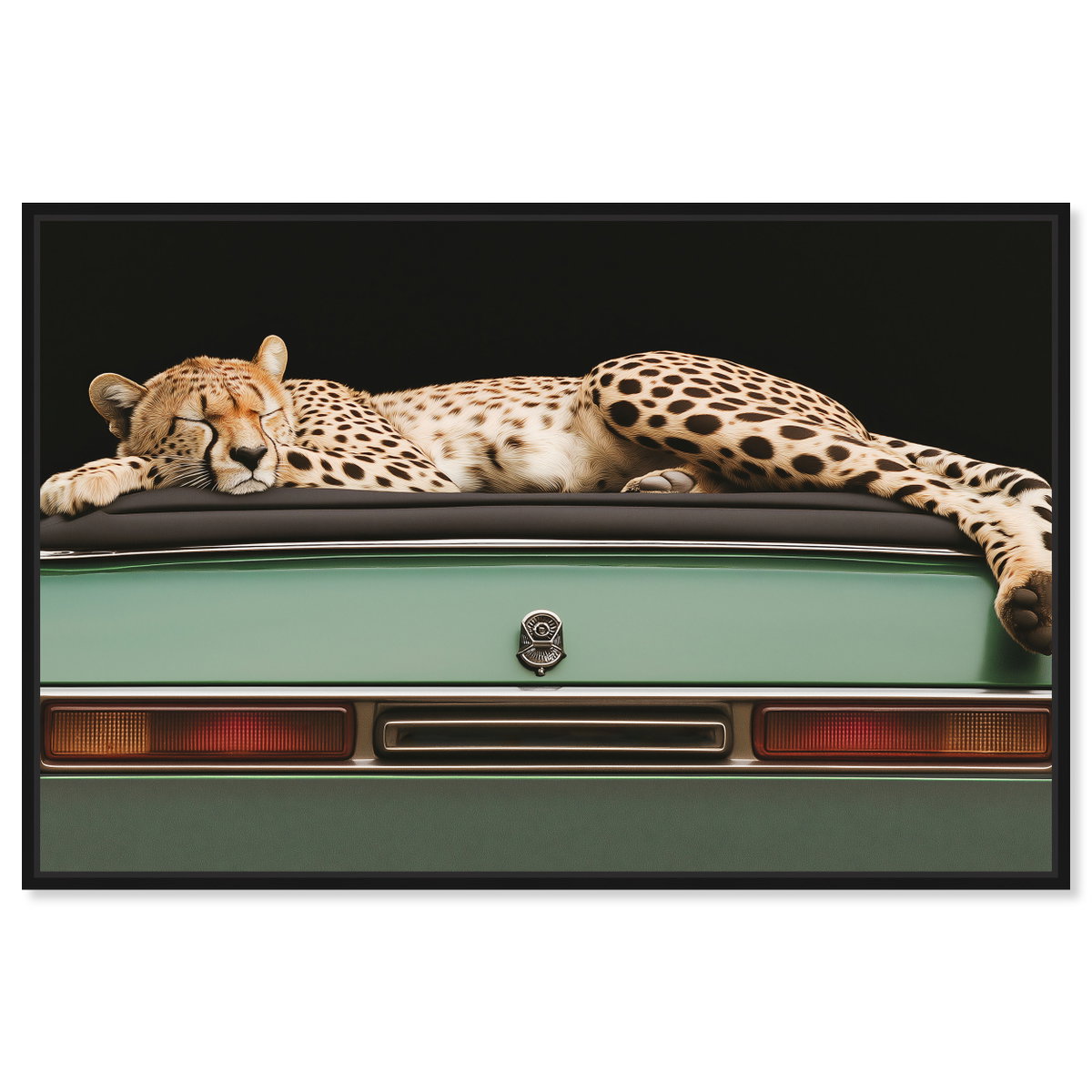 Sleepy Cadi Cheetah (No Embellishment), Art by Oliver Gal,  30x20 View 1