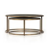 Shagreen Nesting Coffee Table, by Four Hands, 16" height x 38" depth thumbnail 1