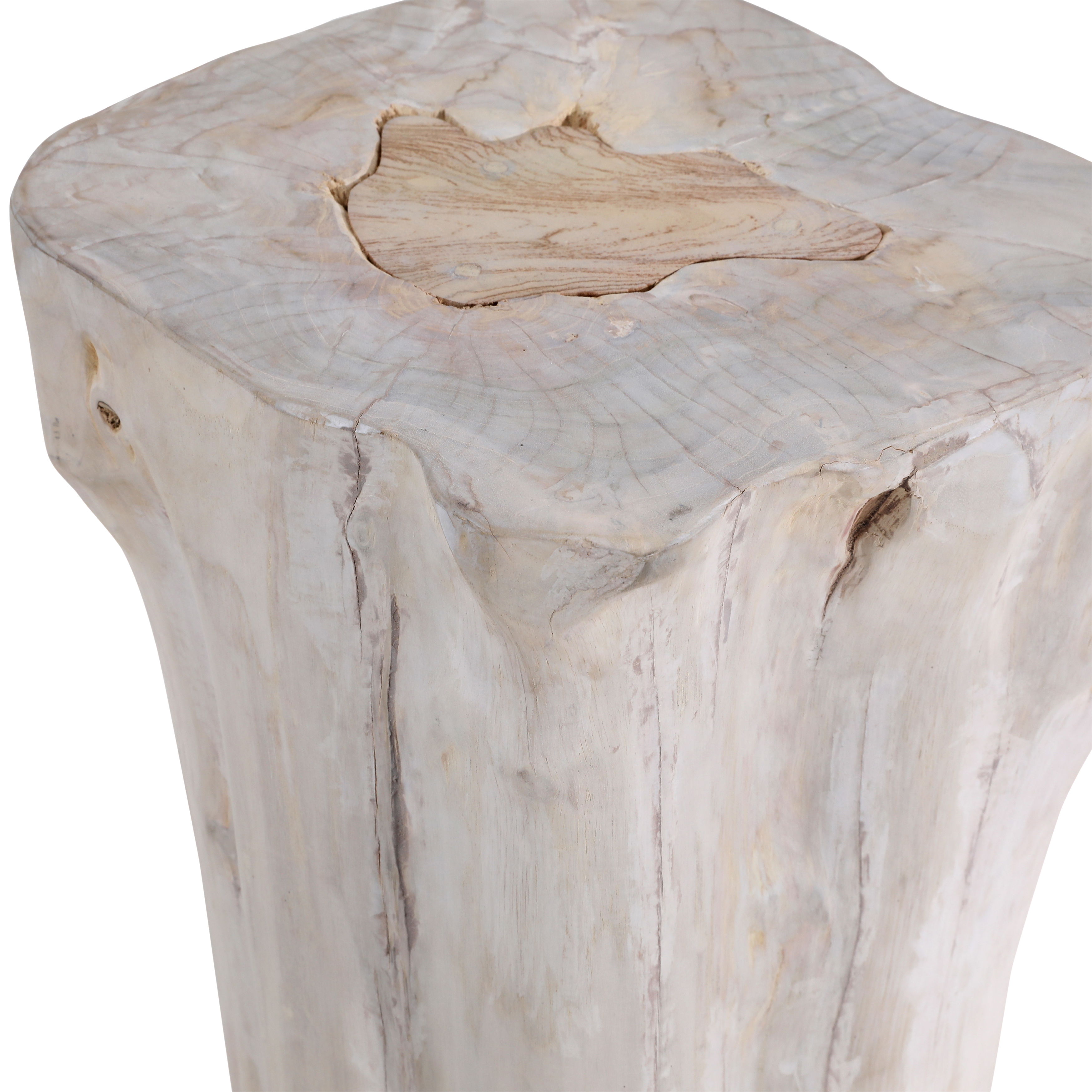 Gretchen End Table, Side & End Table by Dovetail, 12.2" width x 16.14" height x 12" depth View 3