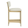 Apsley Gold Counter Stool, Counter & Bar Stool by Uttermost, 18" width x 36.75" height x 22.5" depth thumbnail 5