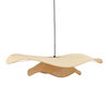 Ela Pendant Light White Natural, by Dovetail, 36" width x 8" height x 36" depth thumbnail