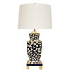 Bianca Table Lamp, by Worlds Away, 17" width x 32" height x 17" depth thumbnail 1
