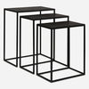 Coreene Iron Nesting Tables S/3 thumbnail 0