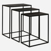 Coreene Iron Nesting Tables Set/3, Side & End Table by Uttermost, 21" width x 25.5" height x 11" depth thumbnail 1