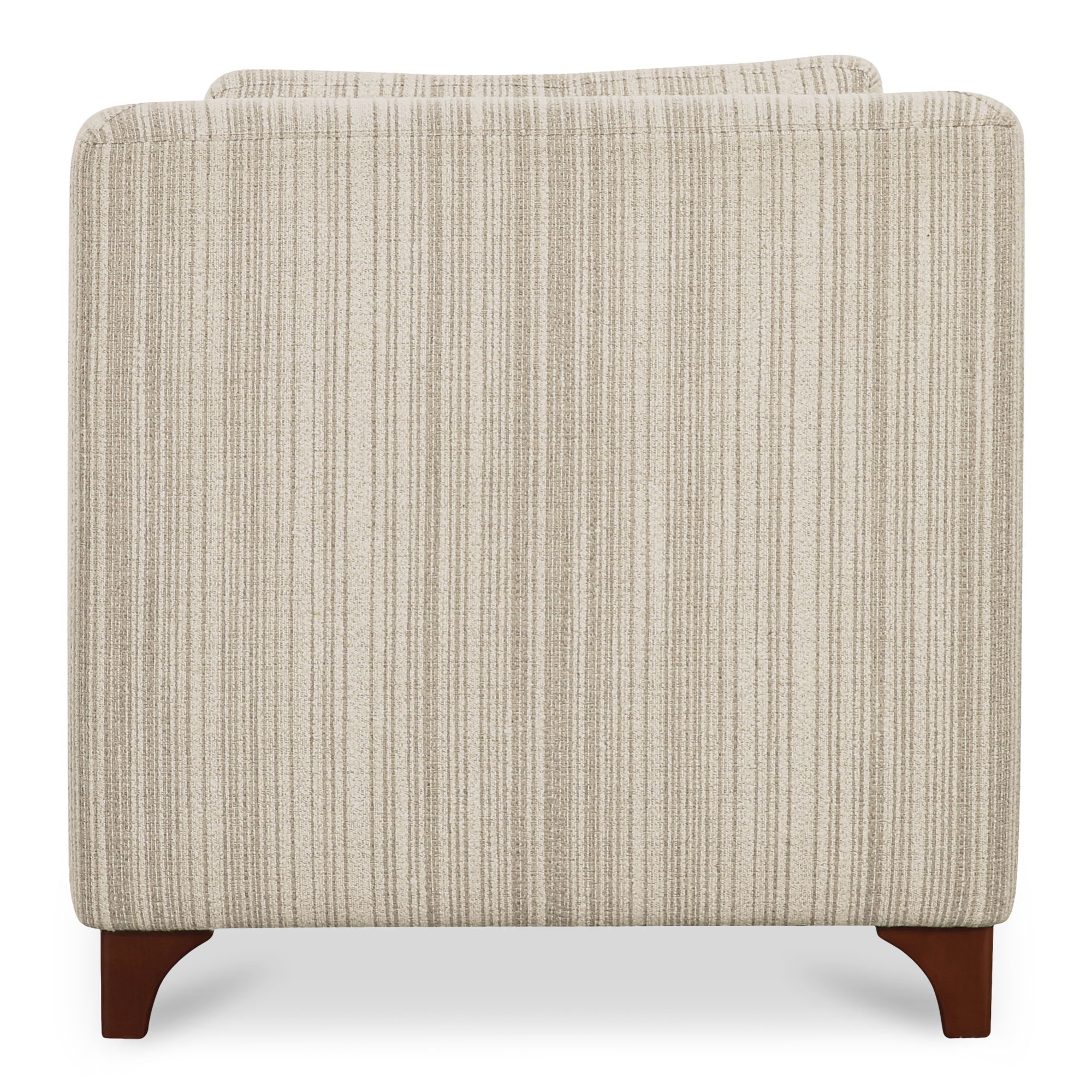 Hewitt Accent Chair Beige Stripe, by Moe's Home, 32" width x 31.5" height x 32" depth View 5