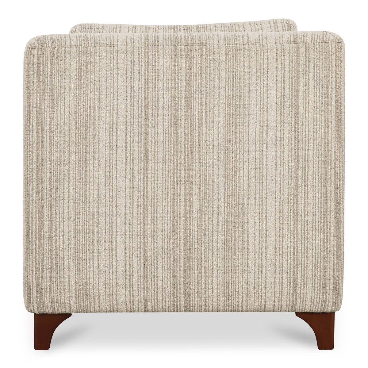 Hewitt Accent Chair Beige Stripe, by Moe's Home, 32" width x 31.5" height x 32" depth View 5