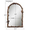 Paza Antique Gold Arch Mirror, by Uttermost, 26.75" width x 36.75" height x 2.5" depth thumbnail 3