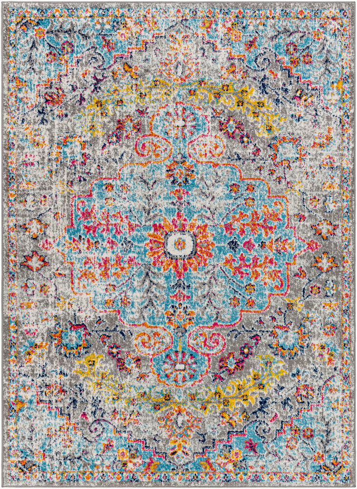 Harput Machine Woven Rug, by Surya, 7'2.61" length x 5'2.99" width