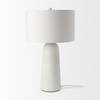 Javier 18.0L x 18.0W x 30.75H Light Base with Cream Shade Table Lamp, by Mercana, 18" length x 18" width x 30" height thumbnail 4