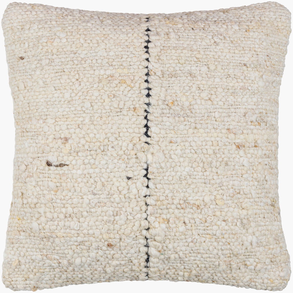 Divided Accent Pillow Down, Decorative Pillow by Surya, 22" length x 22" width
