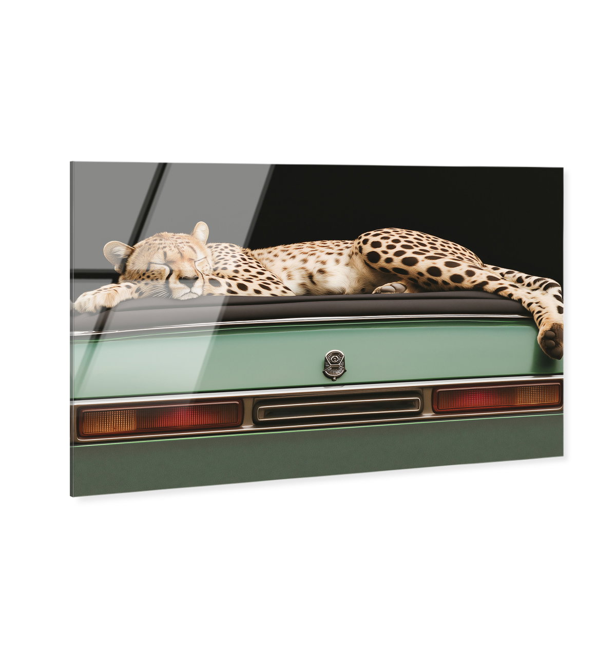 Sleepy Cadi Cheetah (No Embellishment), Art by Oliver Gal,  45x30 View 2