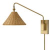 Phuvinh 1 Light Rattan Shade Sconce thumbnail 2