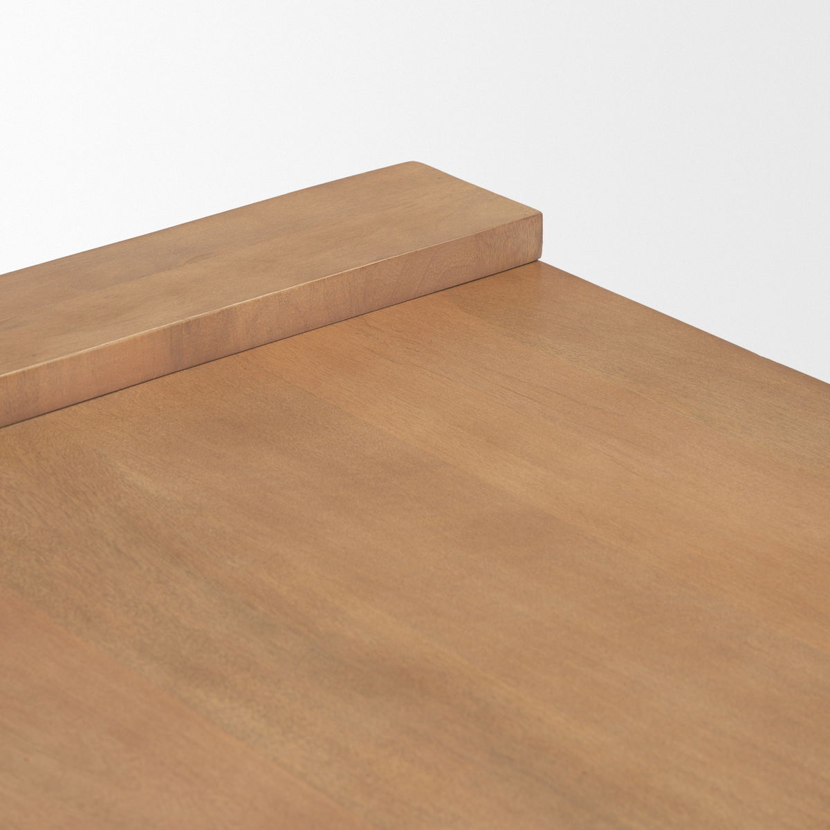 Wesson Light Brown Wood Rectangular Coffee Table, by Mercana, 48" length x 28" width x 16" height View 8