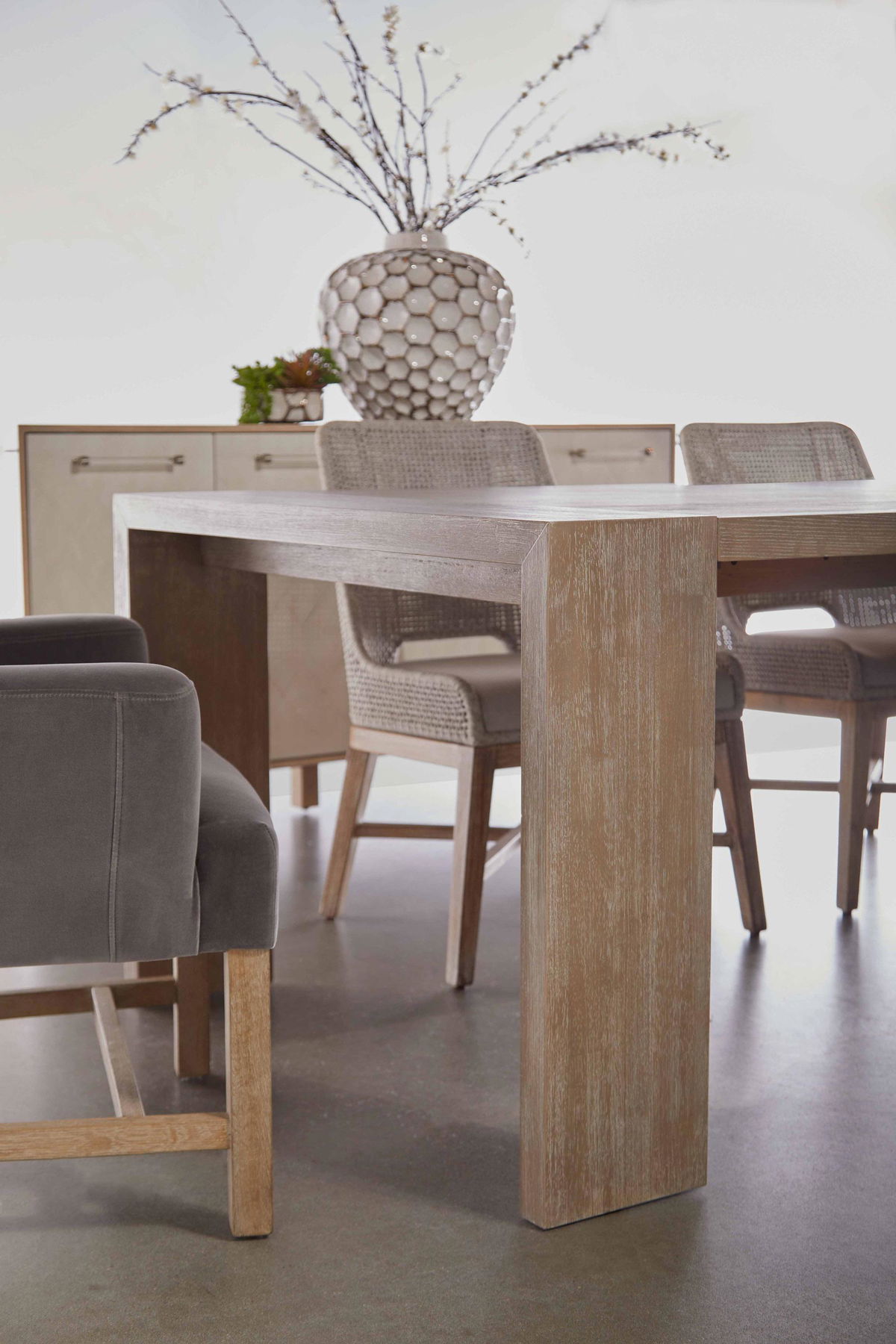 Tropea Extension Dining Table, by Essentials for Living, 82" width x 30" height x 42" depth View 14