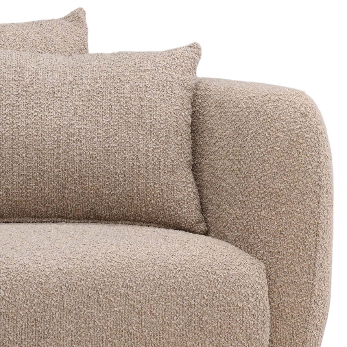 Briceida Sofa Sand, Sofas & Sectional by Dovetail, 83.8" width x 30.5" height x 40" depth View 6