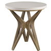 Marnie Limestone Side Table, Furniture by Uttermost, 22" width x 24.5" height x 22" depth thumbnail 4