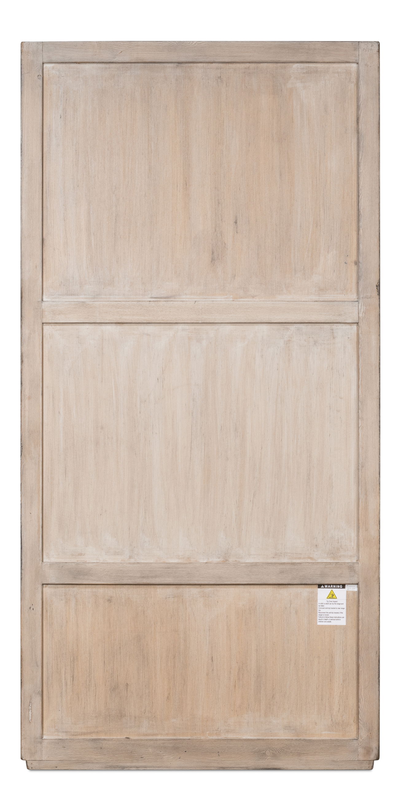 Chamonix Tall Cupboard, Shelving & Bookcase by Sarreid, 45" length x 18" width x 91" height View 3
