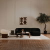 Faye Left Sectional Black Boucle, Sectional Sofa by Moe's Home, 113.75" width x 29.5" height x 60.25" depth thumbnail 7
