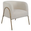 Jacobsen Off White Shearling Accent Chair, by Uttermost, 27" width x 29" height x 27" depth thumbnail 10