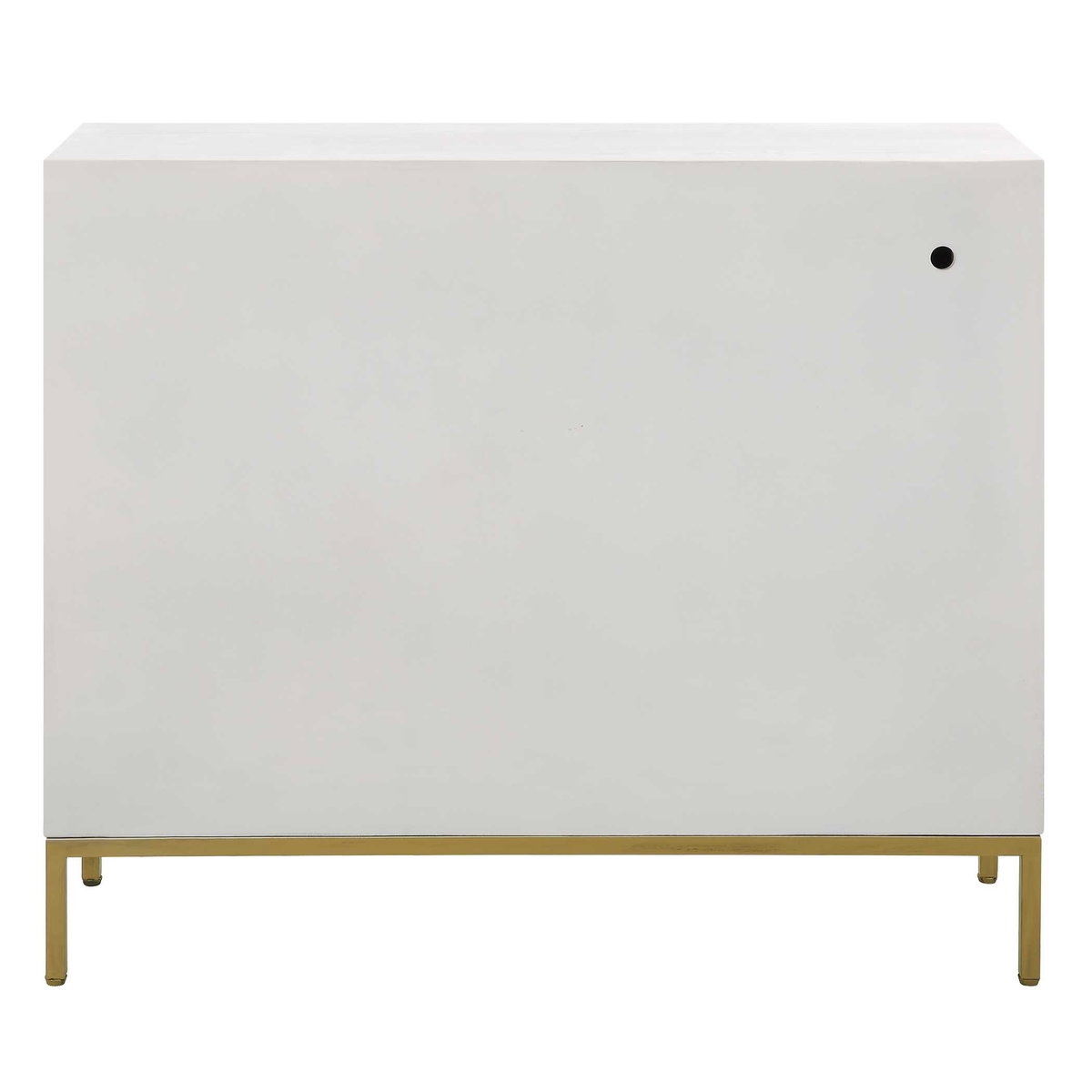 Front Range White 2 Door Cabinet, Cabinets & Chest by Uttermost, 40.25" width x 34" height x 13" depth View 7
