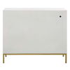 Front Range White 2 Door Cabinet, Furniture by Uttermost, 40.25" width x 34" height x 13" depth thumbnail 7