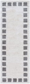 Fossay Shag Machine Woven Rug, by Surya, 7'2.61" length x 2'7.5" width thumbnail