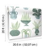 Plant Party Green Peel & Stick Wallpaper thumbnail 7
