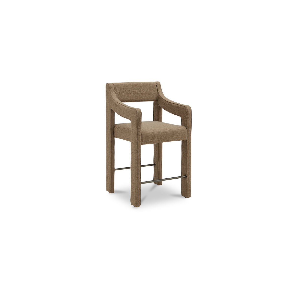 Elise Counter Stool Ochre, Counter & Bar Stool by Moe's Home, 22" width x 39.4" height x 22.4" depth View 2