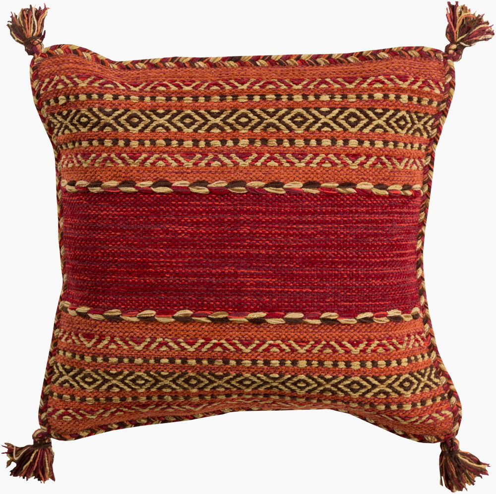 Trenza Accent Pillow, Decorative Pillow by Surya, 18" length x 18" width