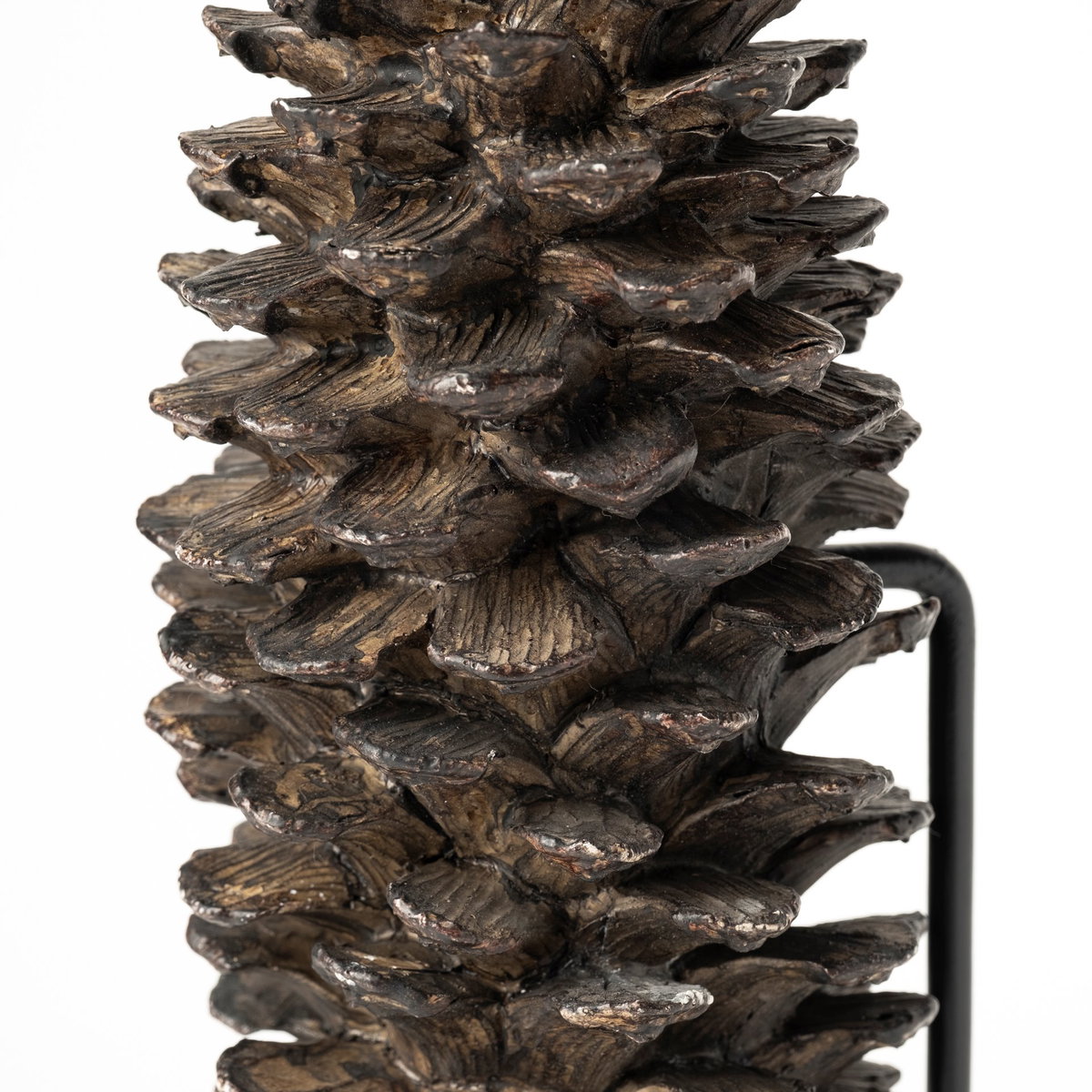 Pinterra (Small) 4L x 4W Brown Resin Pinecone Replica, Decorative Object by Mercana, 3.94" length x 3.94" width x 11.02" height View 8