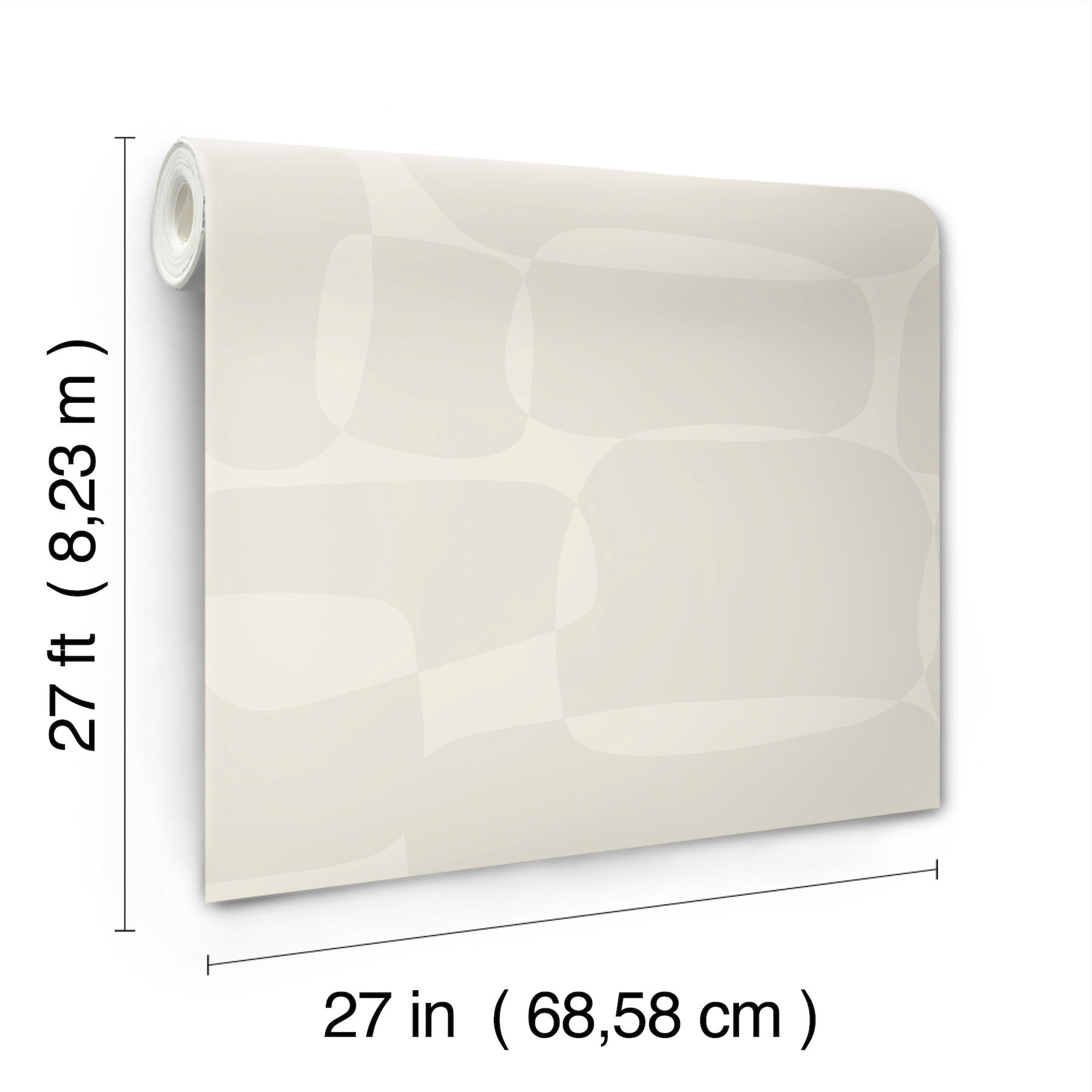 Block Caramel & Cream Wallpaper large image 