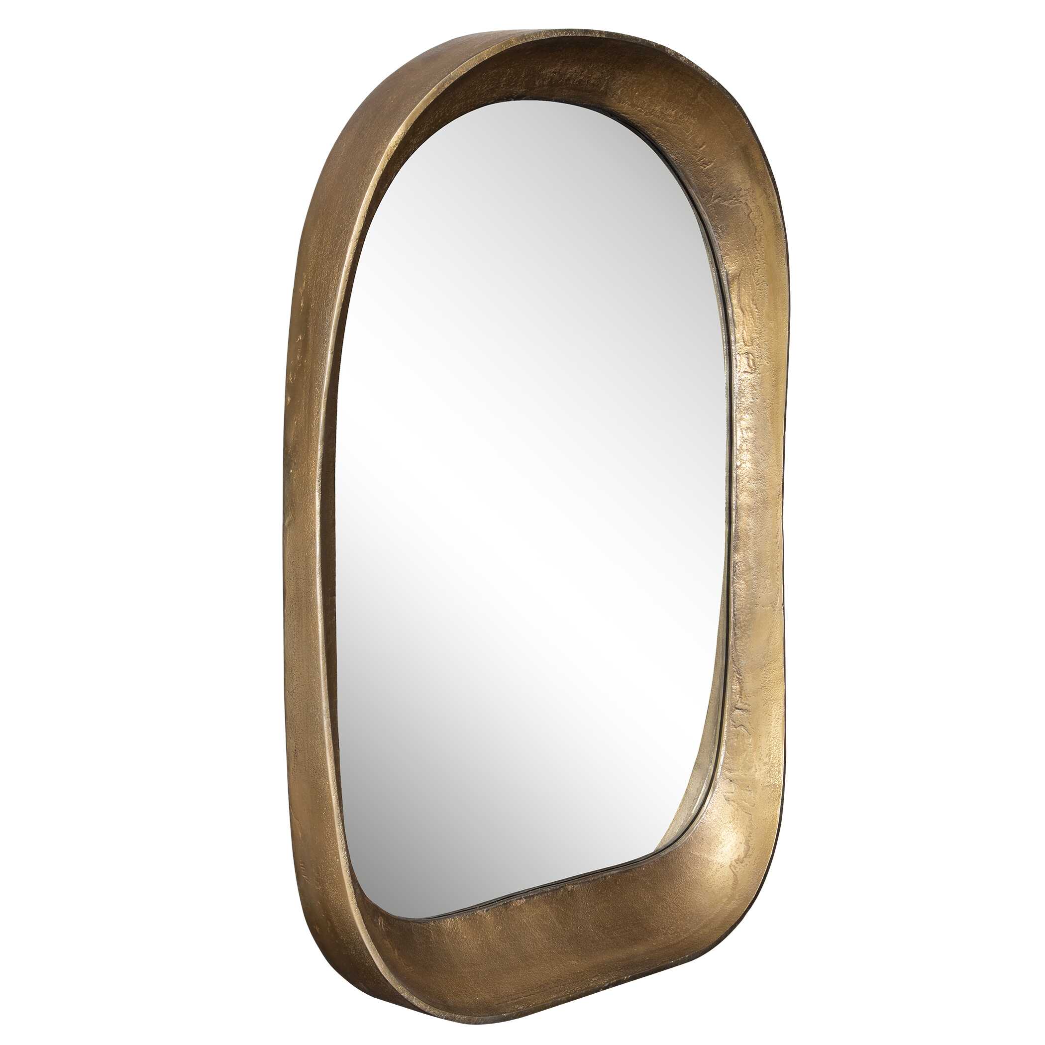 Bradano Brass Arch Mirror, by Uttermost, 23.75" width x 35.5" height x 4" depth View 5