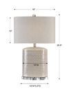 Modica Taupe Ceramic Lamp thumbnail 2