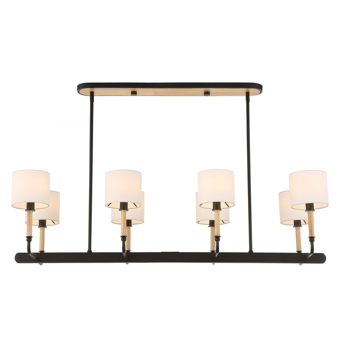 Franconia 8 Light Pendant, by Uttermost, 48" width x 12.5" height x 14" depth View 6