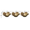 Tamarine Wood Wall Art Set/3, Sculptural Wall Art by Uttermost, 10" width x 10" height x 4.3" depth thumbnail 3