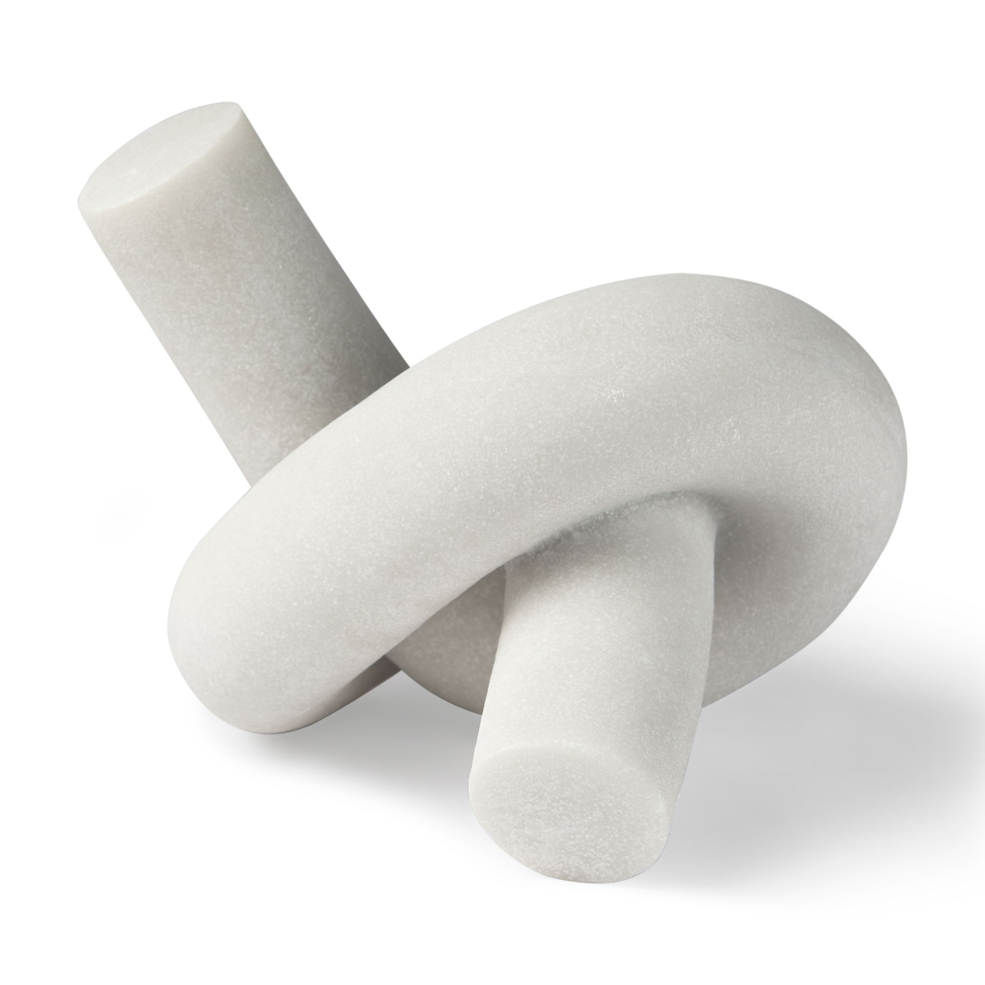 Otto  Granite Resin Large Knot Sculpture Decorative Object, by Mercana, 12.01" length x 10.47" width x 7.48" height View 1