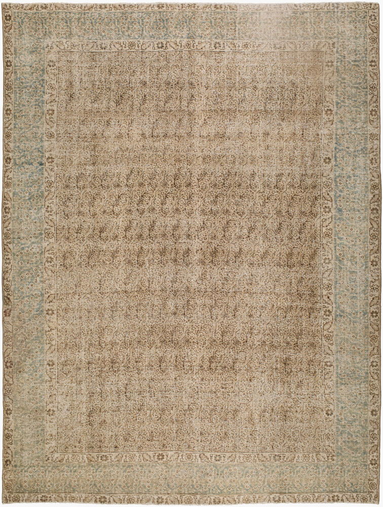 Antique One of a Kind Handmade Rug, by Surya, 10'7" length x 8' width