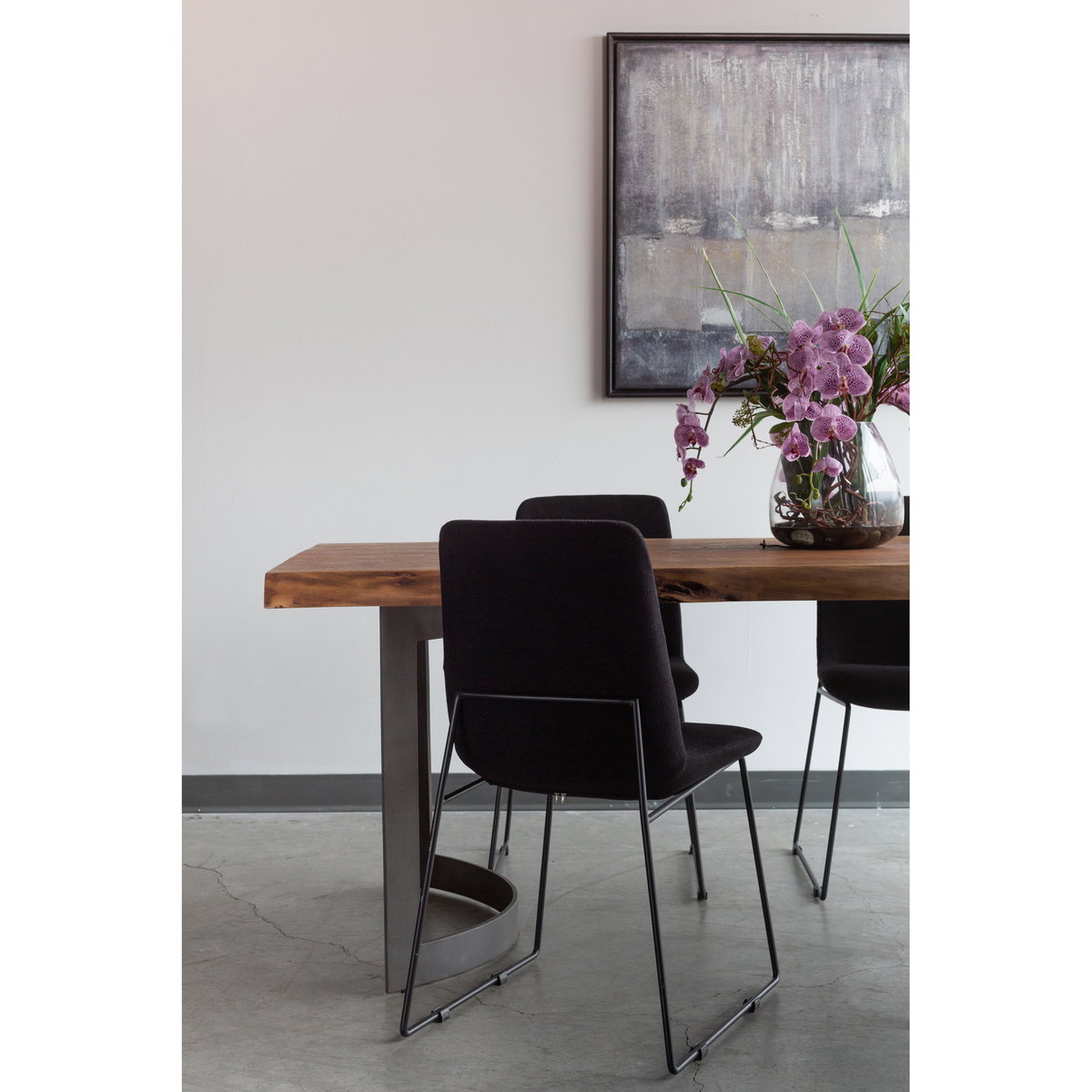 Bent Dining Table Extra Small Brown, by Moe's Home, 78" width x 29.5" height x 40" depth View 7