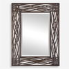 Dorigrass Brown Metal Mirror, by Uttermost, 32" width x 42" height x 0.5" depth thumbnail 1