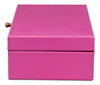 Gatsburg Shagreen Box  Pink  Set Of 2, by Sarreid, 6" length x 1' width x 3" height thumbnail 4