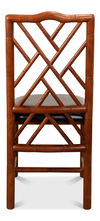 Brighton Bamboo Side Chair, Dining Chair by Sarreid, 17" length x 22" width x 39" height thumbnail 9